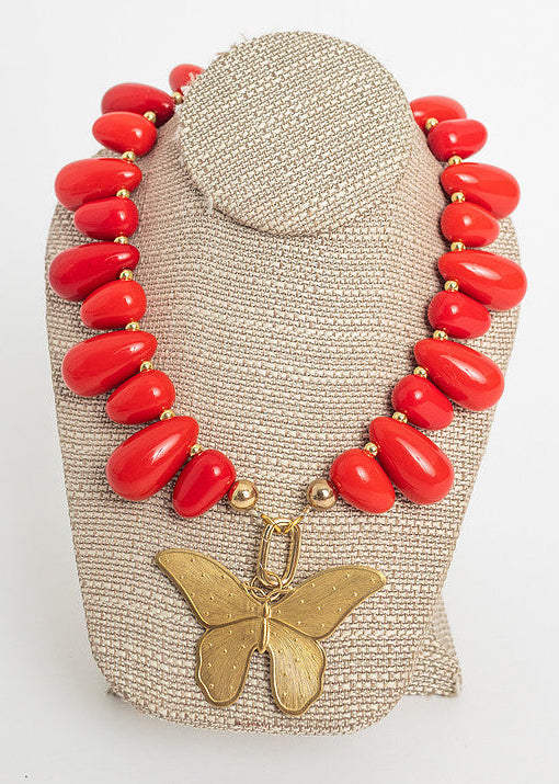 Wewers Necklace Red