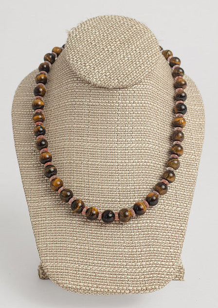 Herndon Necklace Chocolate/Pink