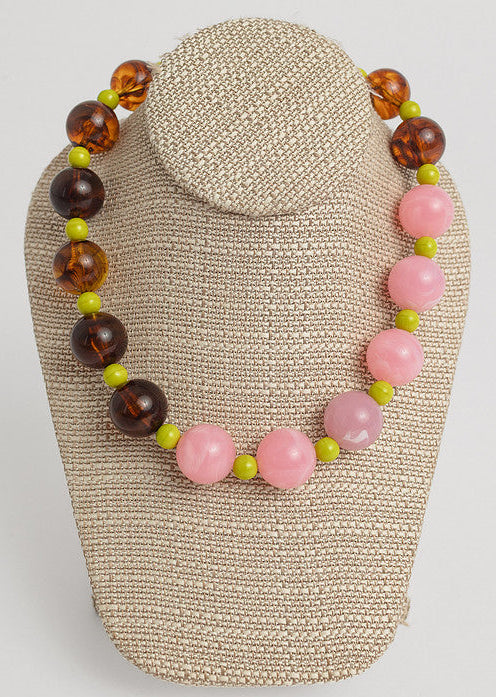 Weaver Necklace Pink