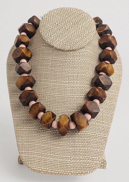 Robbins Necklace Octagonal Pink