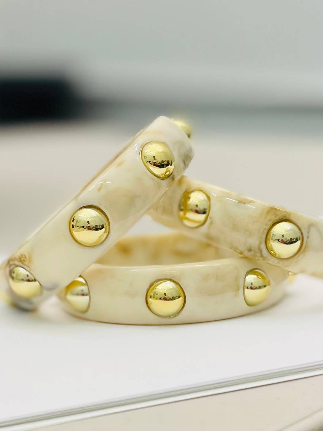 Dana Bracelet Creme Tortoise