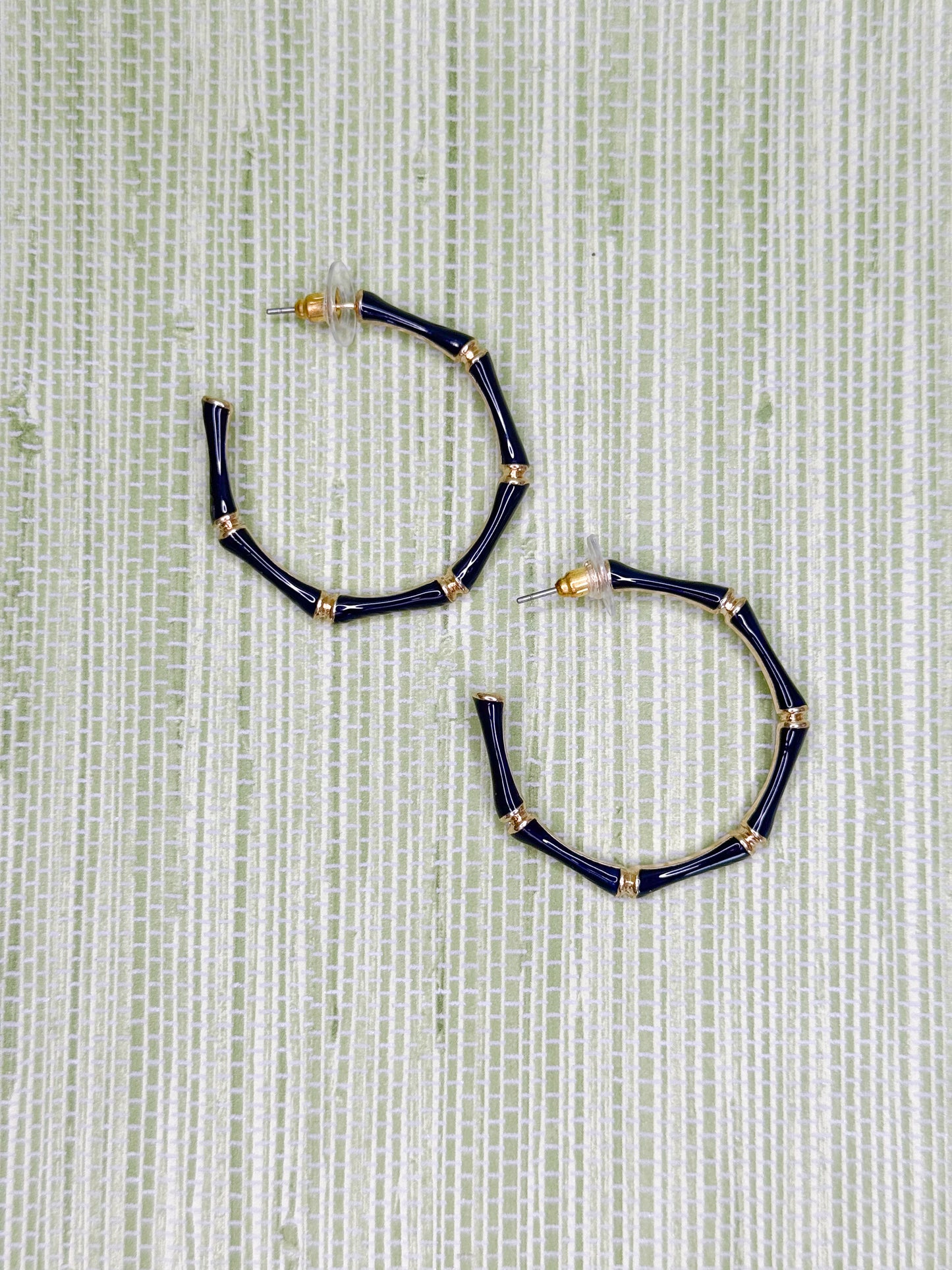 Sally Earrings Navy