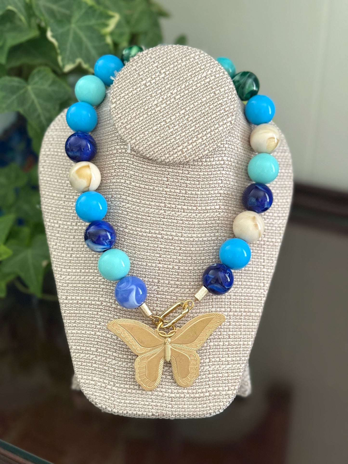Harrington Necklace Blue Multi