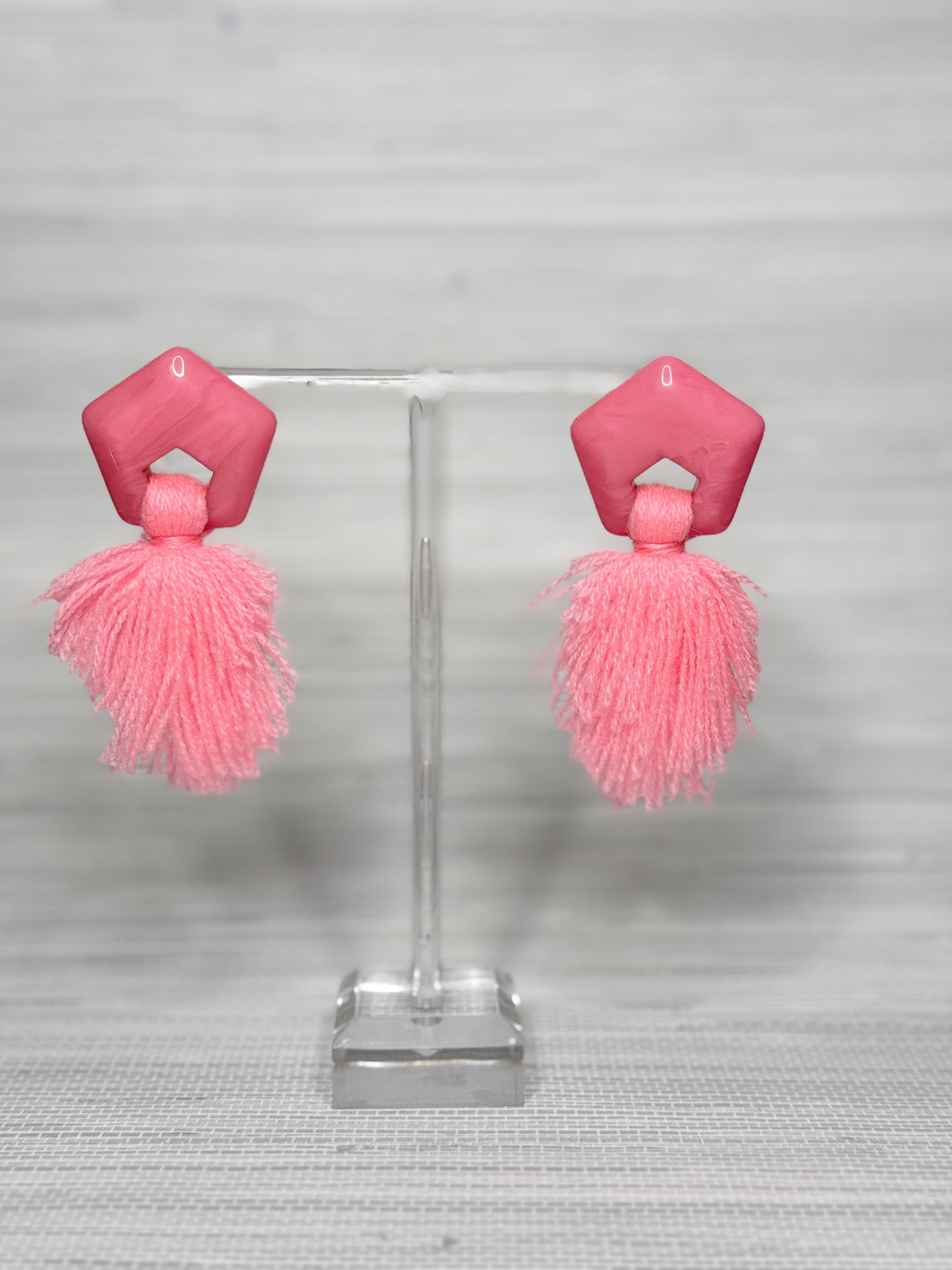 Luca Earrings Pink