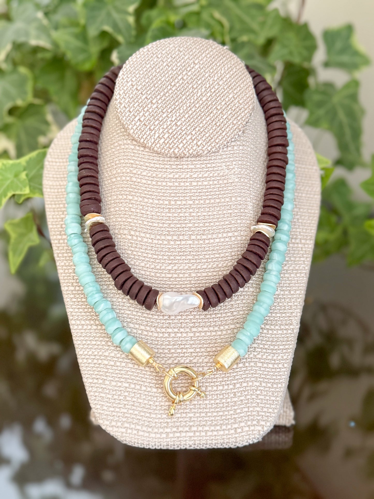 Bowen Necklace Chocolate *WHOLESALE*