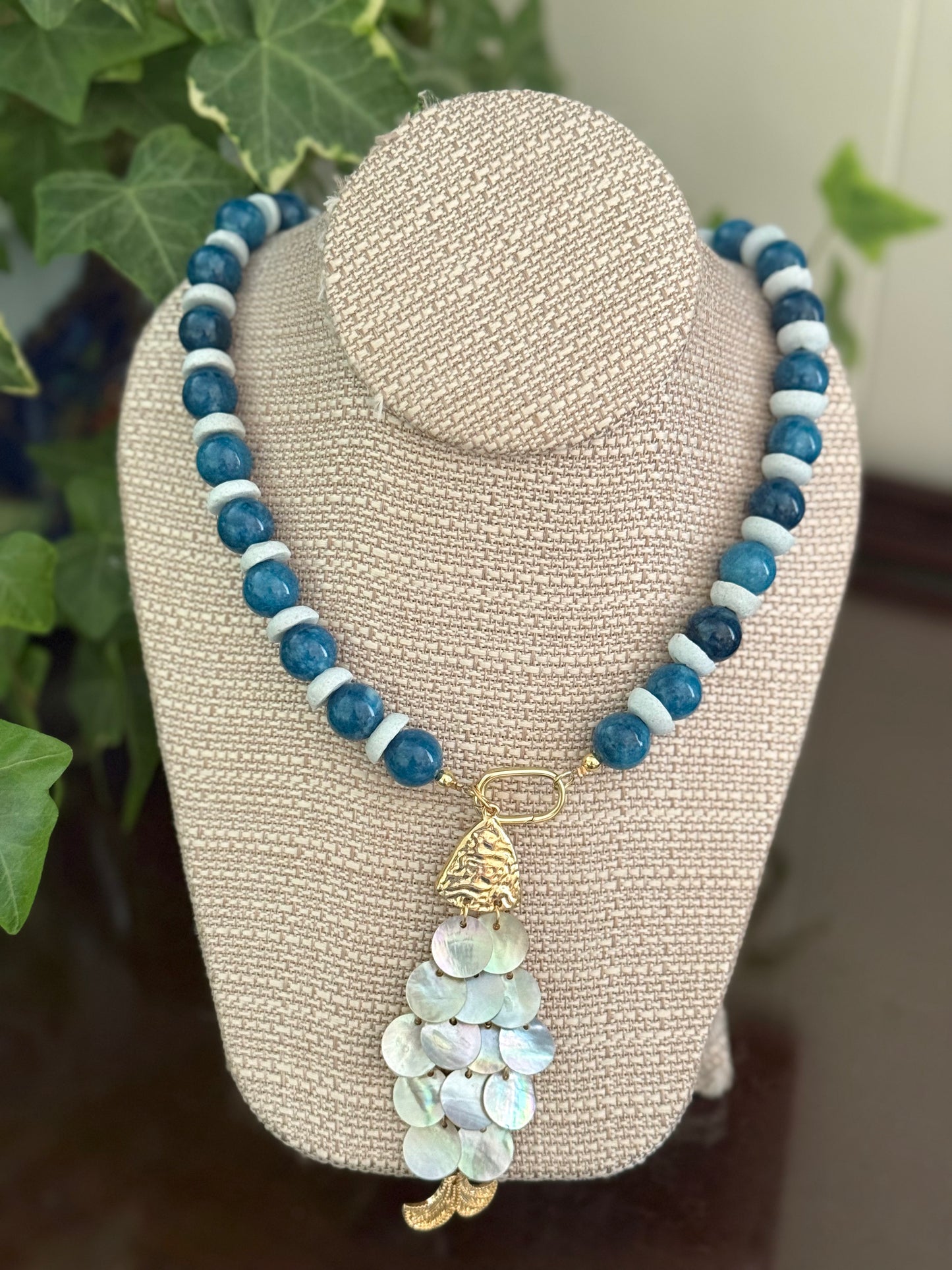 Herndon Necklace Blue