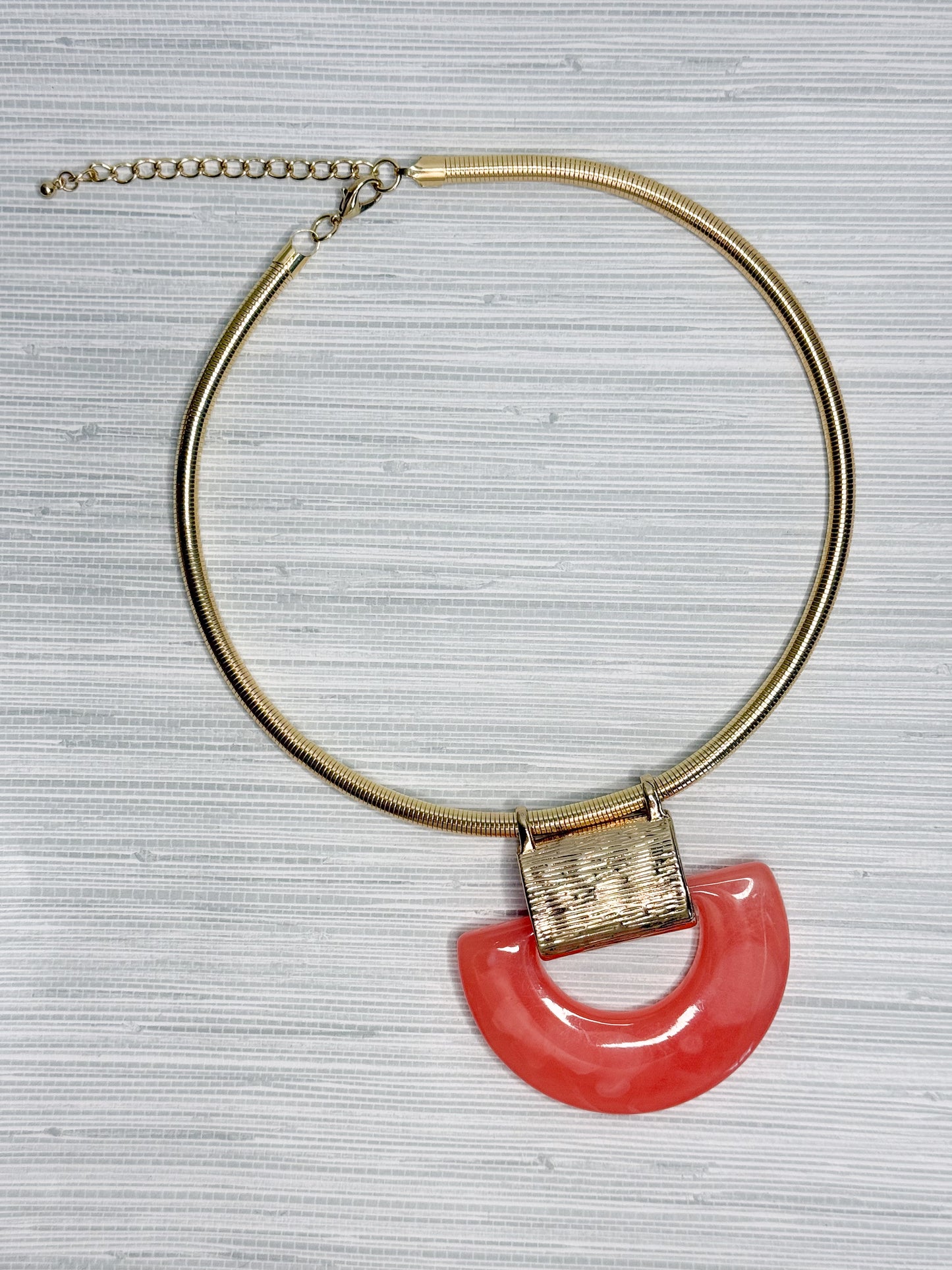 Jacie Necklace - Coral