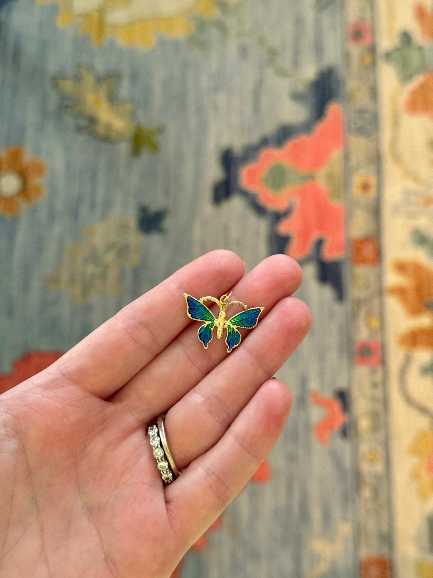Multi Butterfly Dark Blue