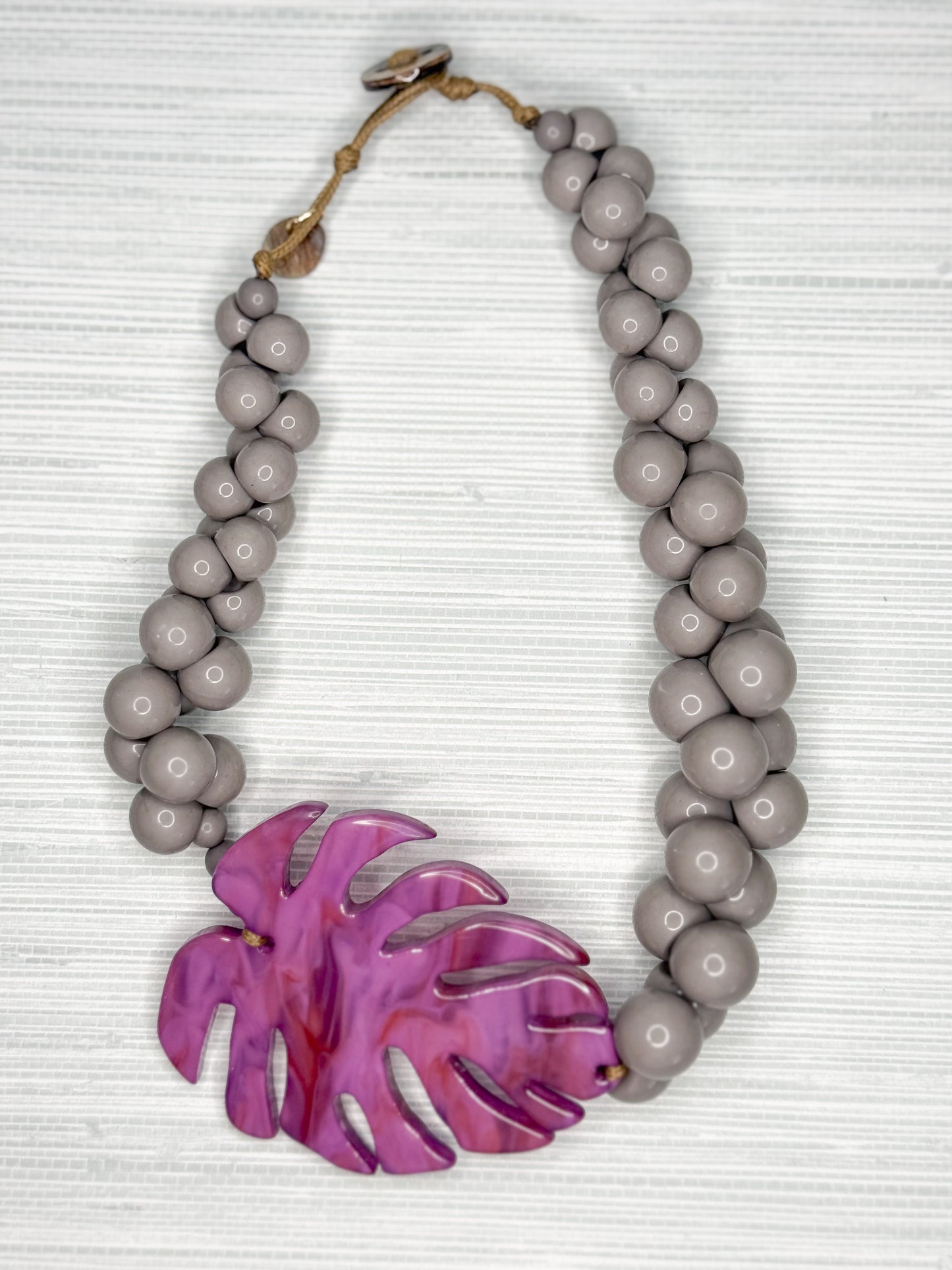 Stone Necklace Lavender