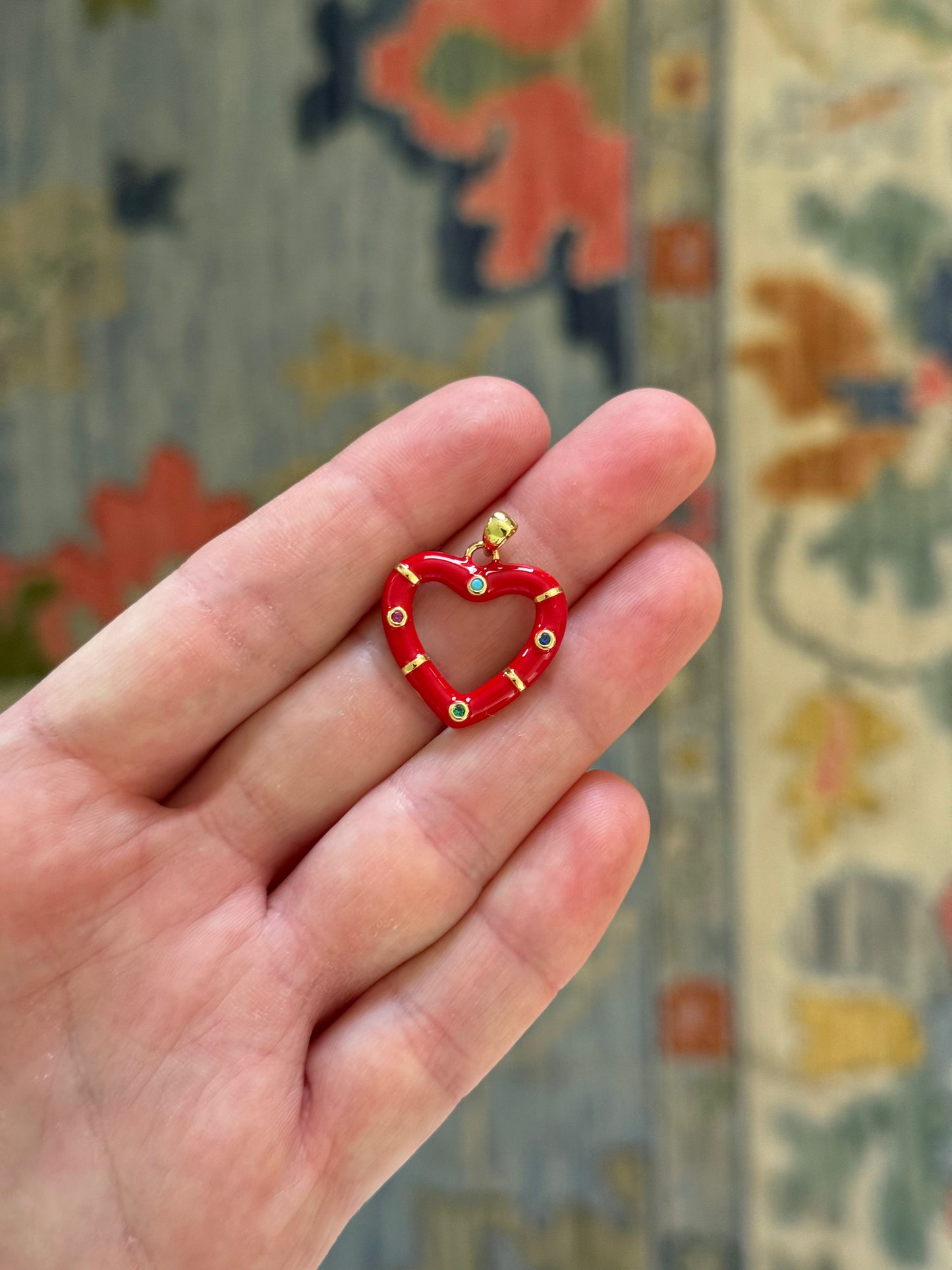 Red Heart Charm