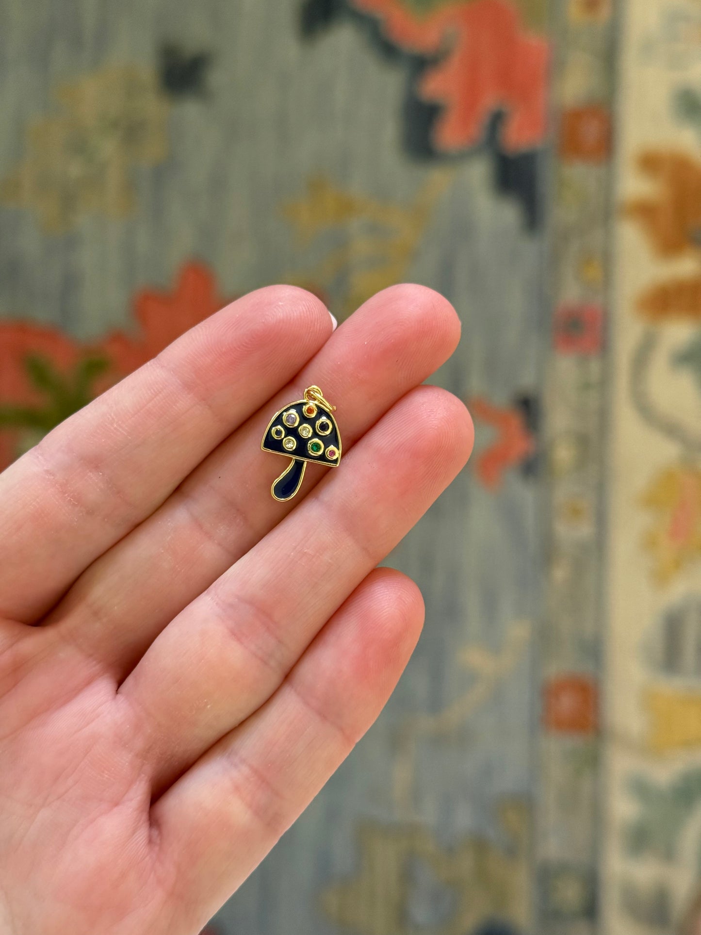 Shroom Charm Navy