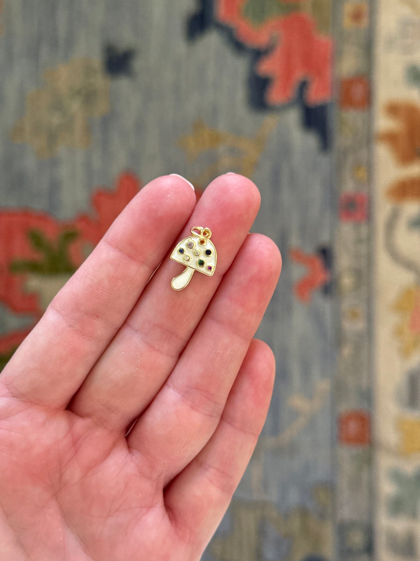 Shroom Charm White