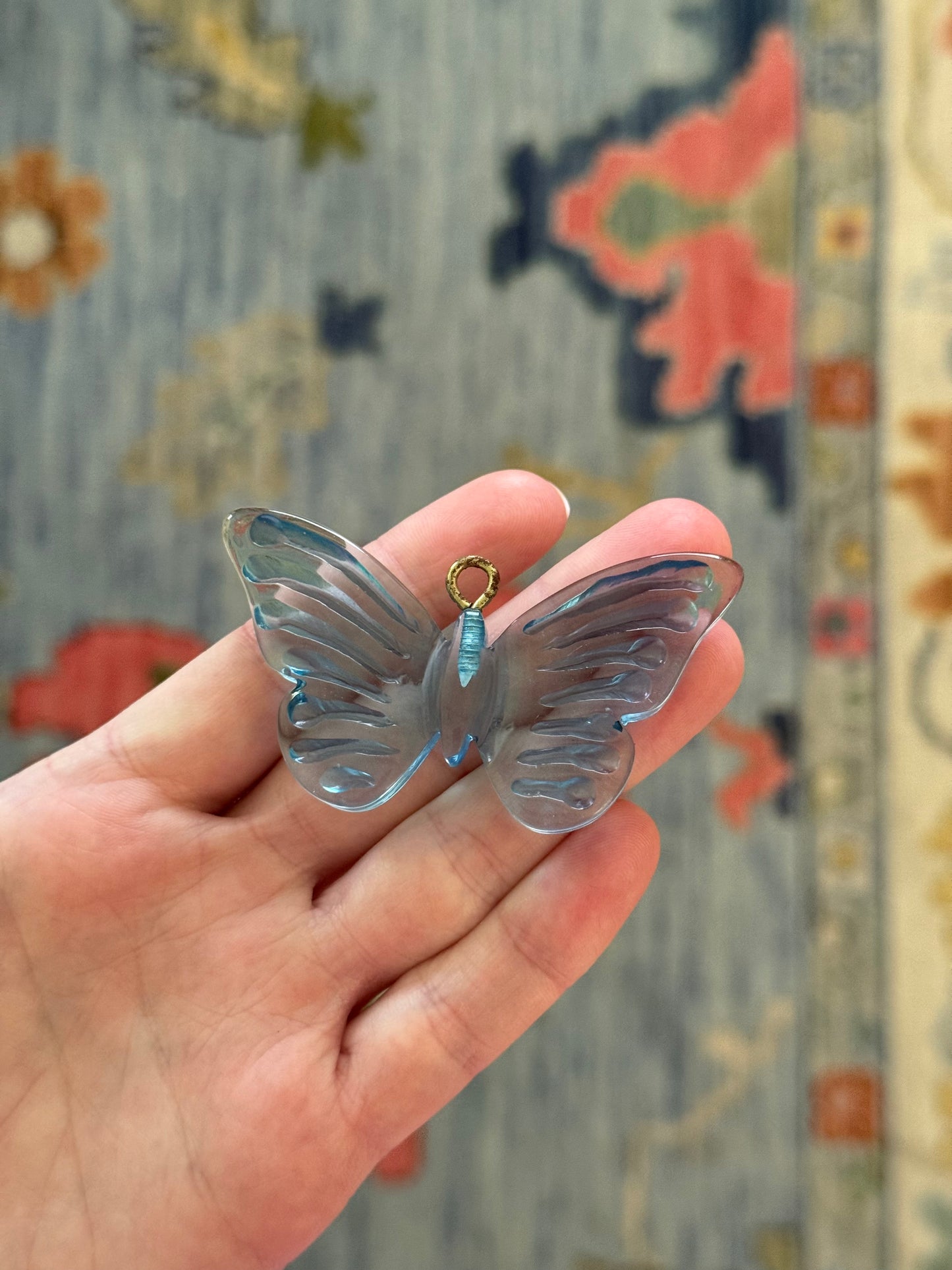 Stacked Exclusive Blue Butterfly Charm