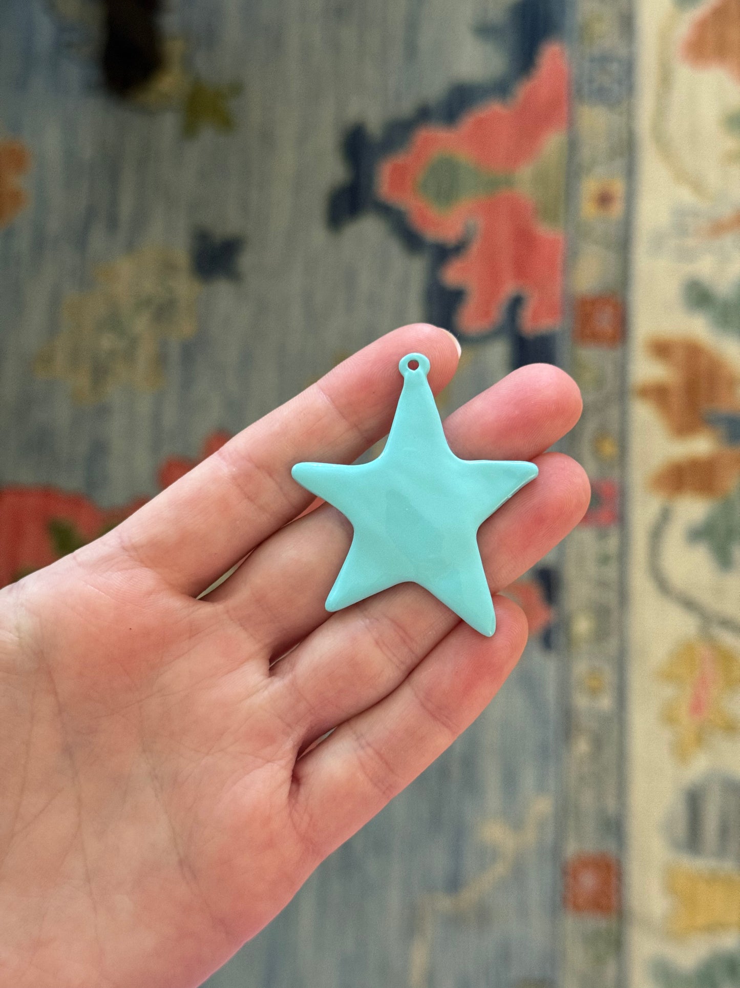 Blue Star Charm