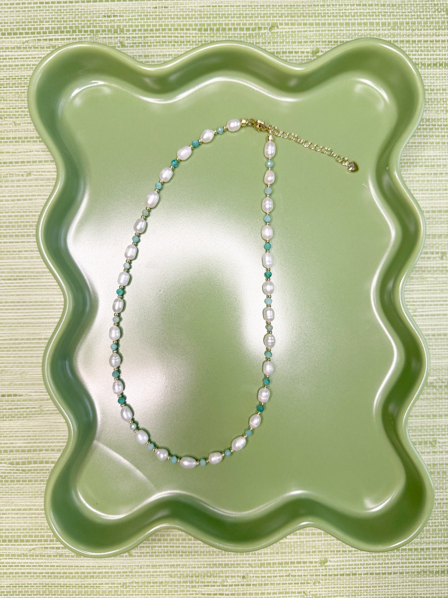 Kinslee Necklace Seafoam Multi