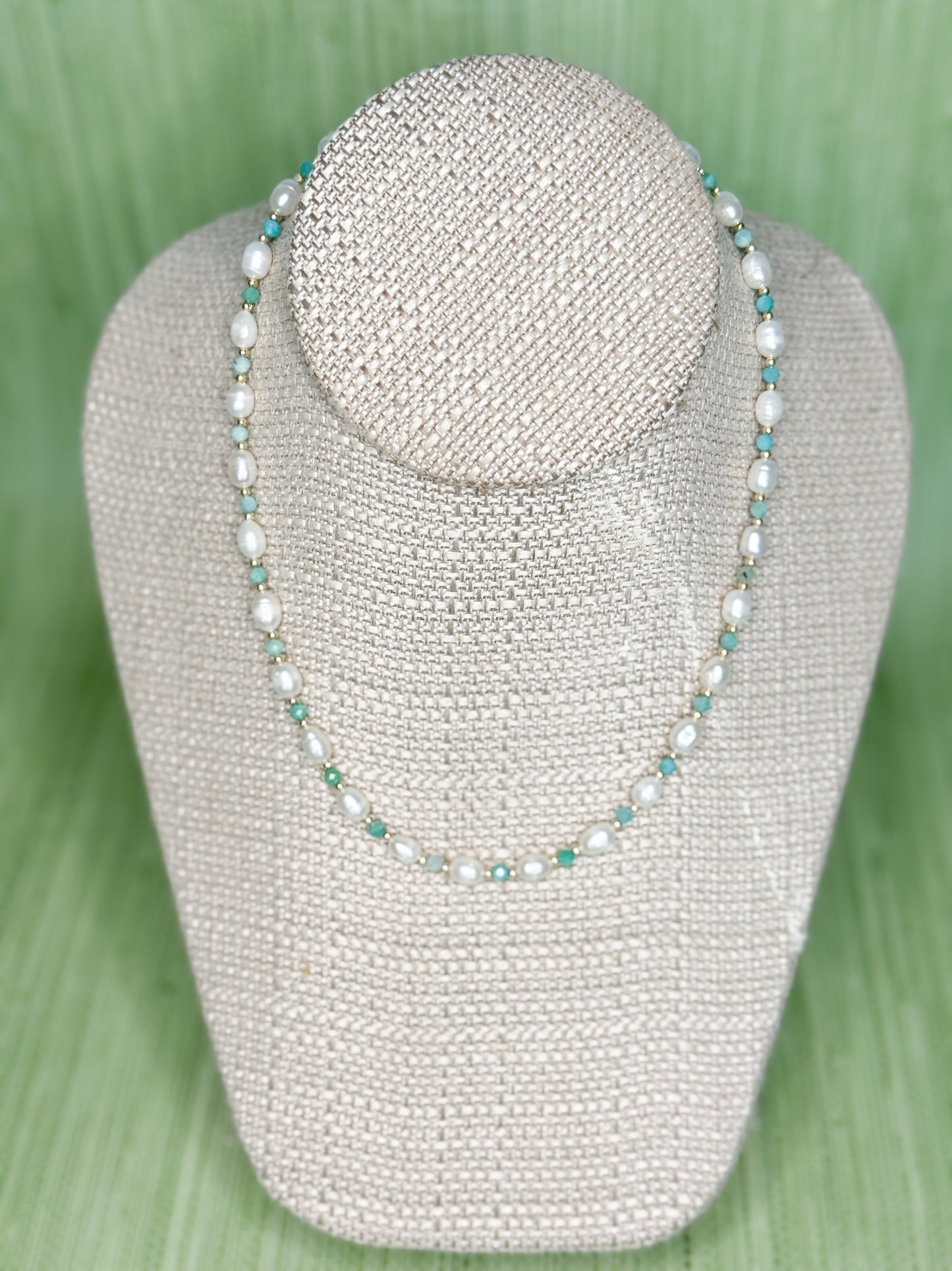 Kinslee Necklace Seafoam Multi