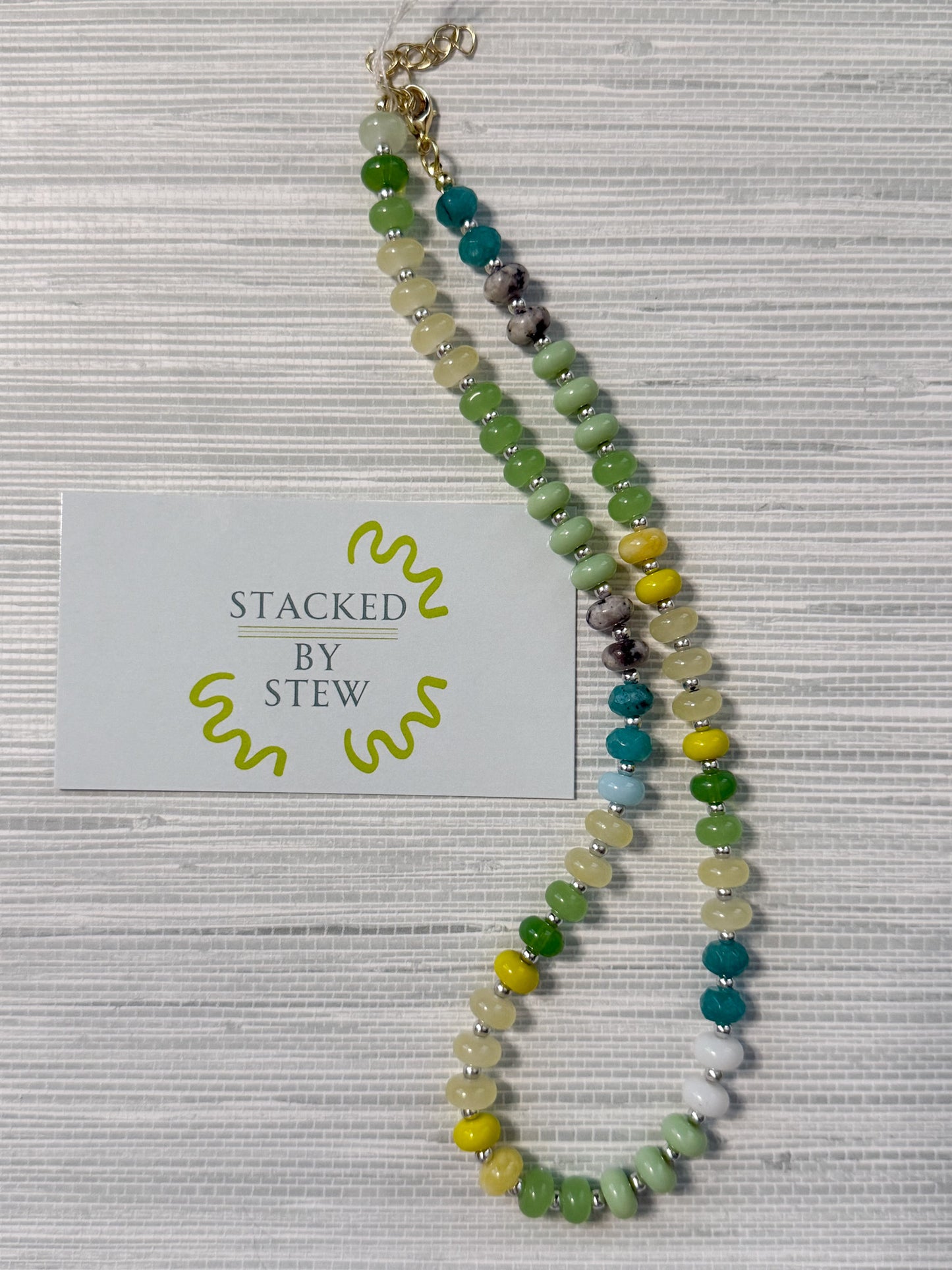Cameron Necklace Silver Multi