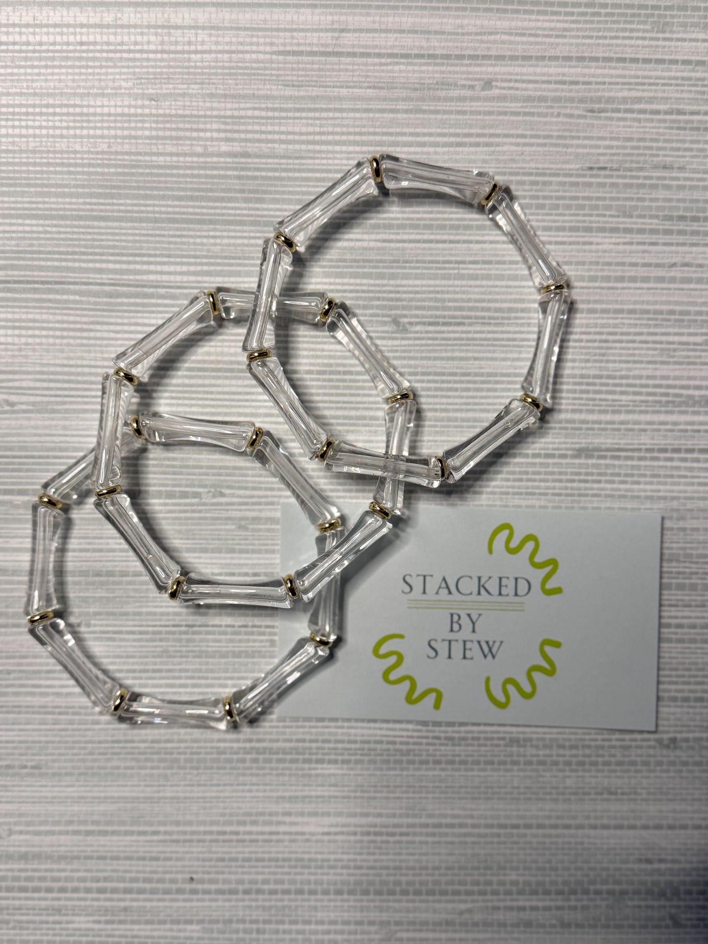 Birdie Bamboo Bracelets Acrylic
