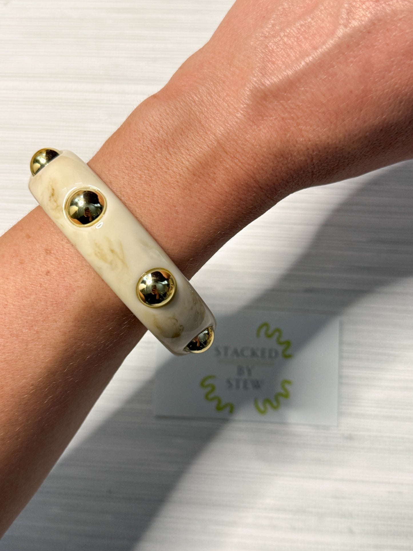 Dana Bracelet Creme Tortoise