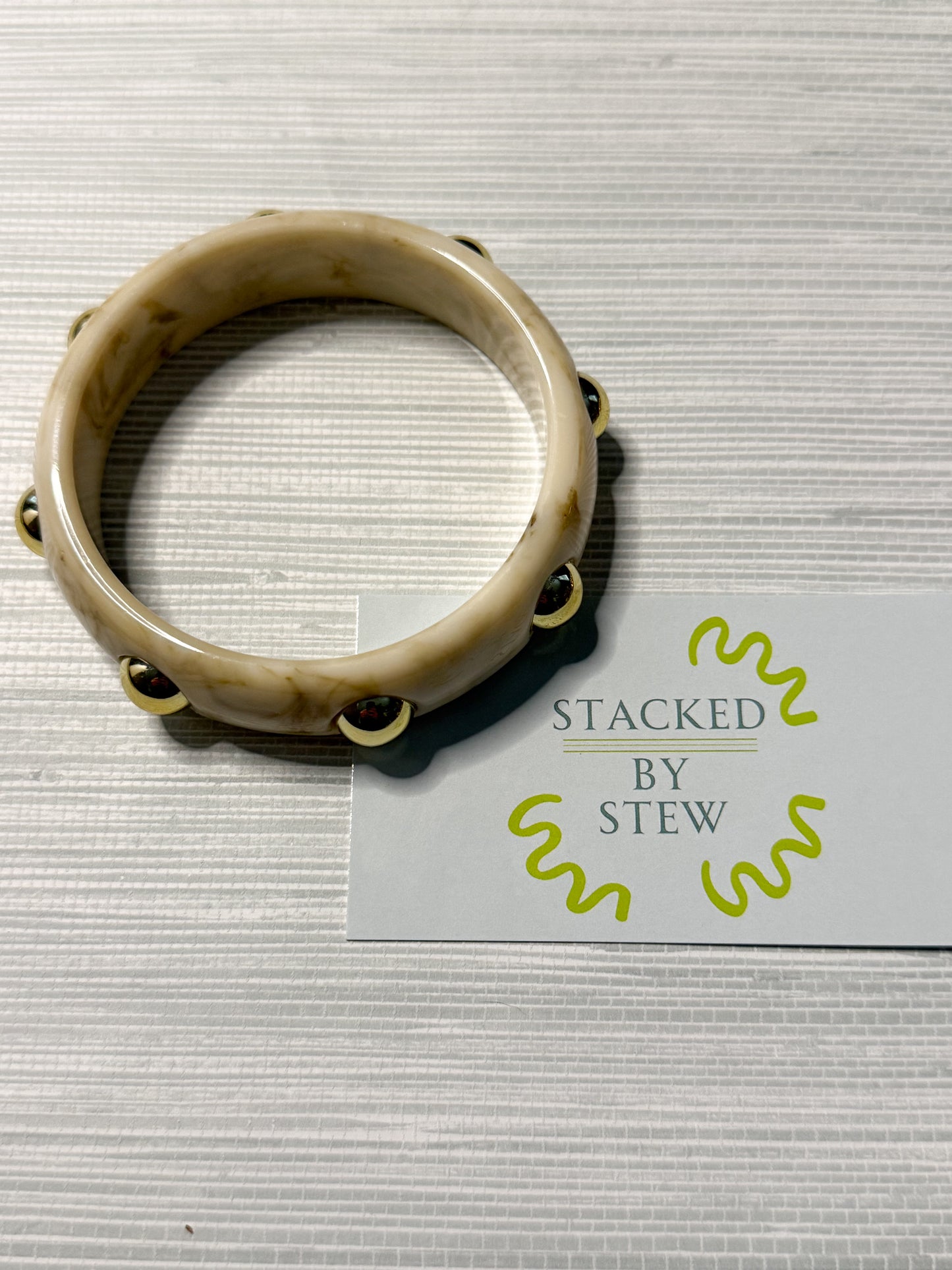 Dana Bracelet Creme Tortoise