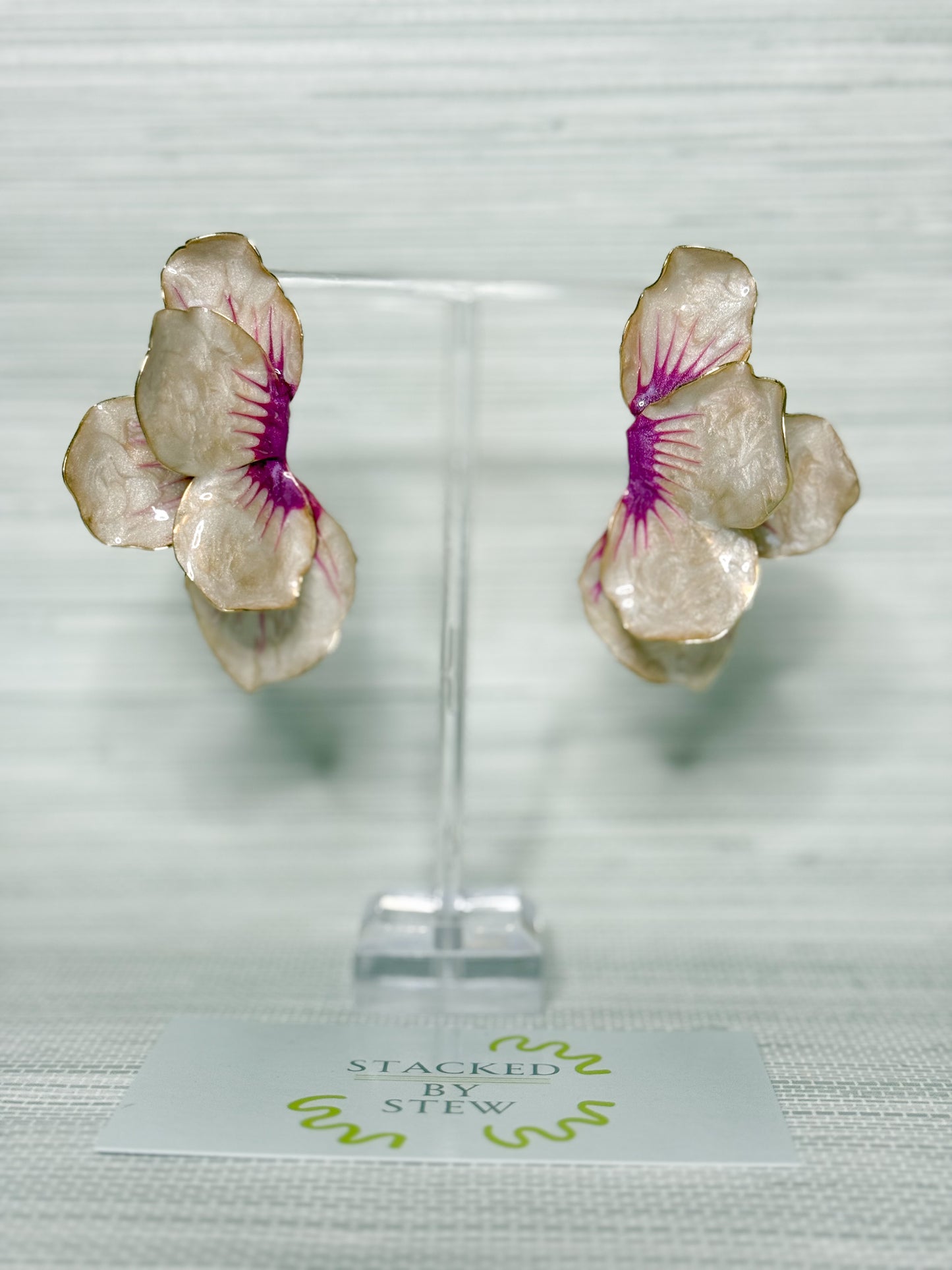 Blossom Hand Painted Earrings