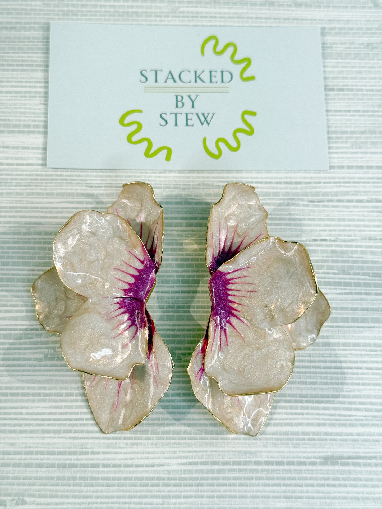 Blossom Hand Painted Earrings