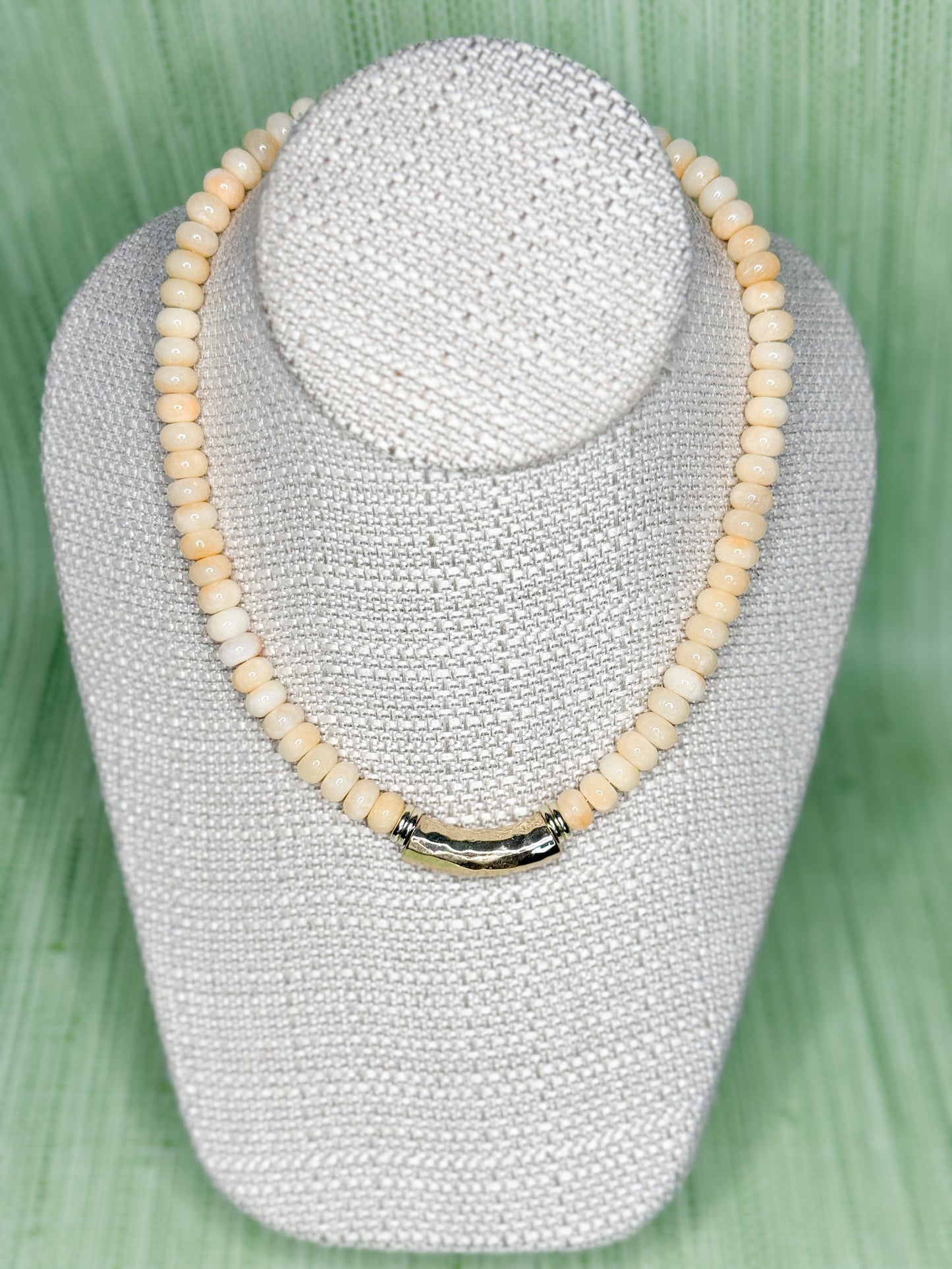 Candy Bead Necklace Peach