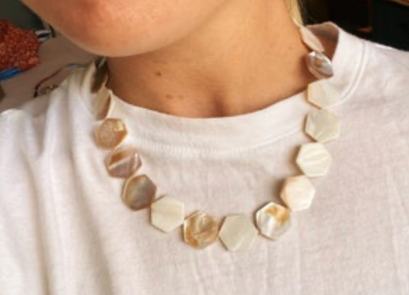 Hackel Mother of Pearl Necklace