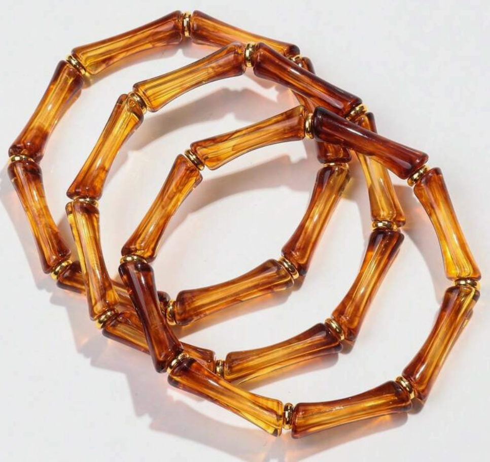 Birdie Bamboo Bracelets Tortoise