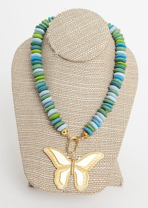 Brennan Necklace Blue