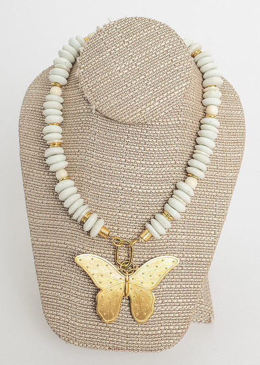 Peyton Necklace White