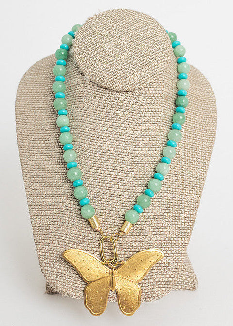 Herndon Necklace Seafoam/Turquoise