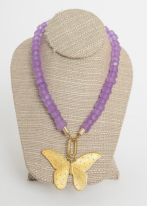 Carisa Necklace Lavender
