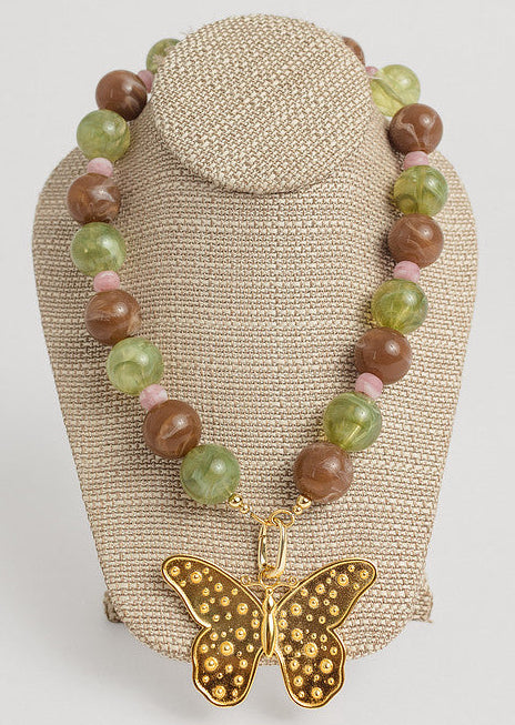 Maggie Necklace Pink