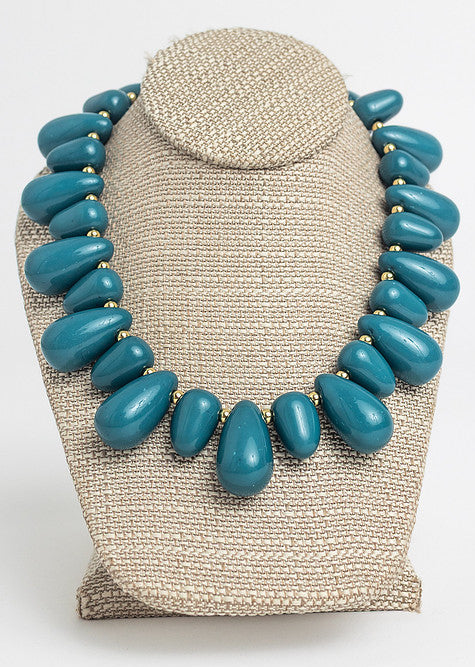 Wewers Necklace Peacock Teal