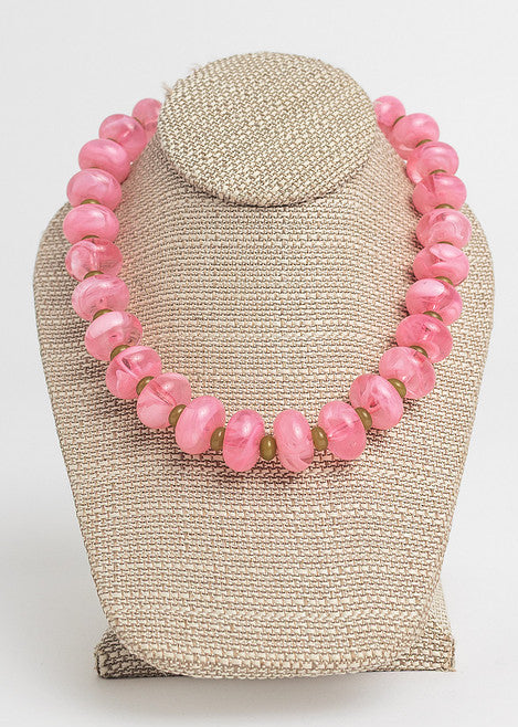 Orner Necklace Pink