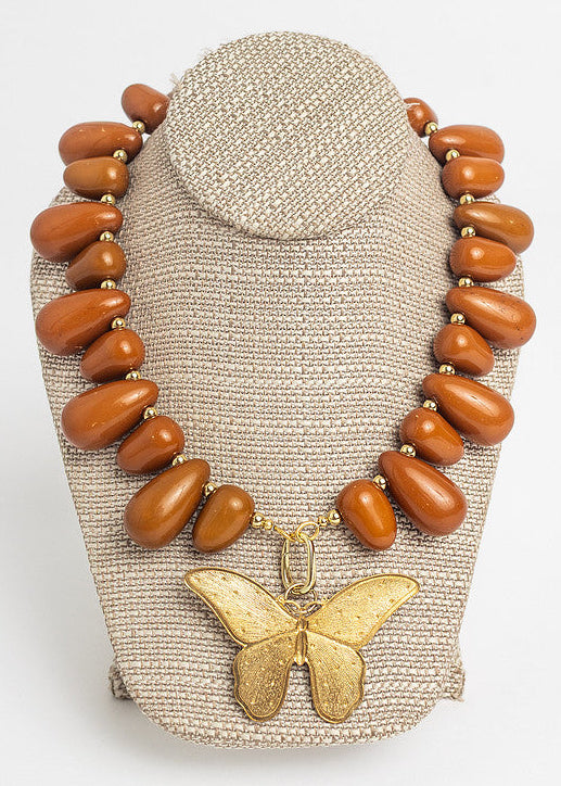 Wewers Necklace Mocha Brown