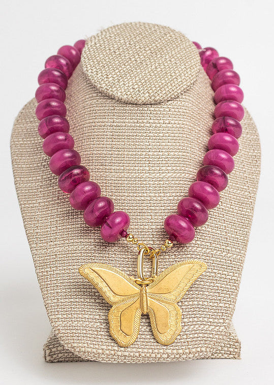 Harper Necklace Berry