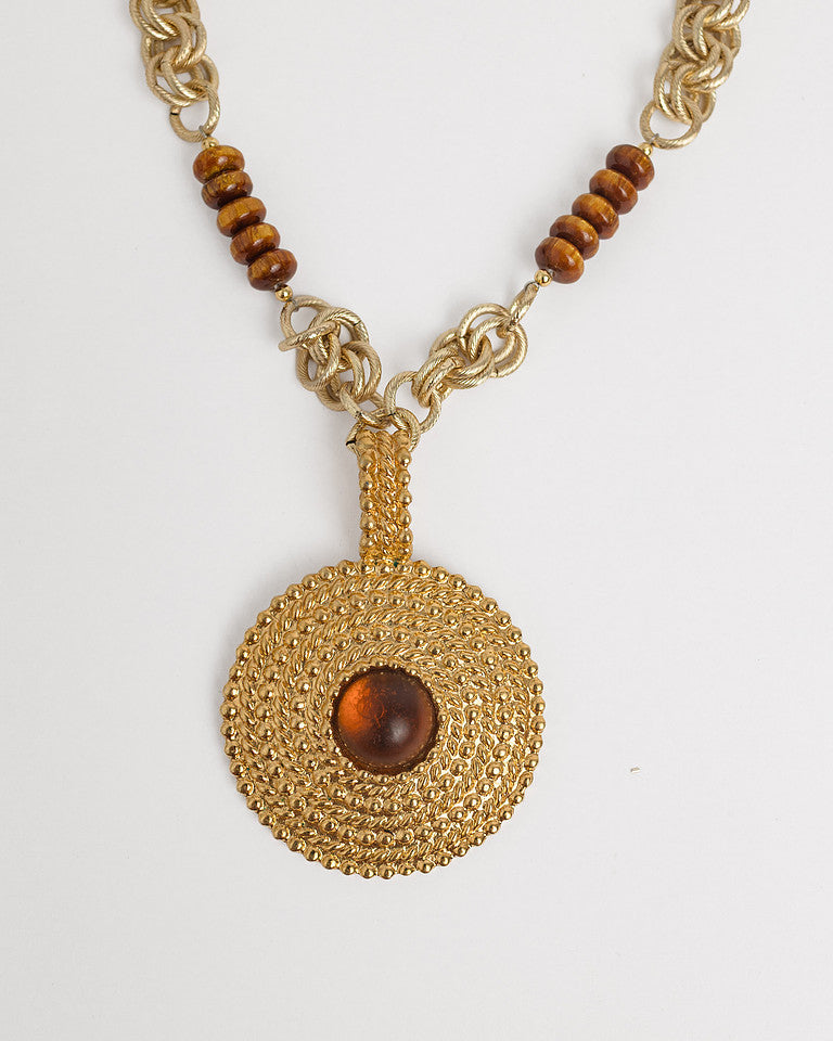 The Golden Age Antique Brooch Necklace