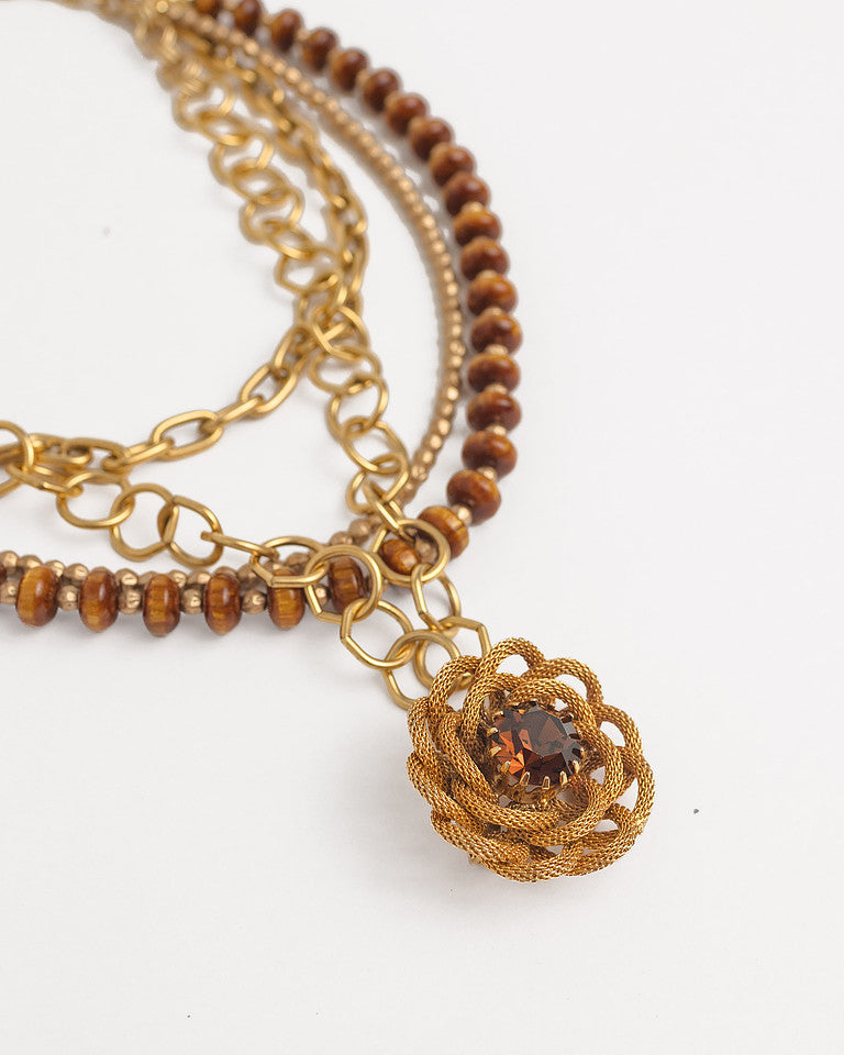 The Keepsake Antique Brooch Necklace