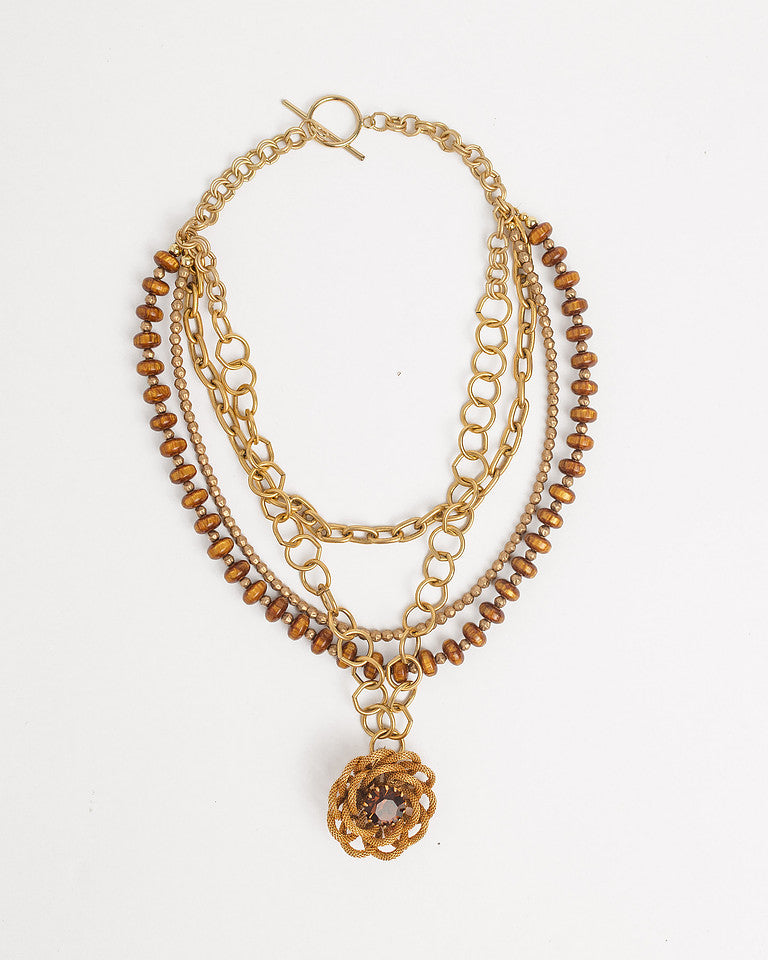 The Keepsake Antique Brooch Necklace