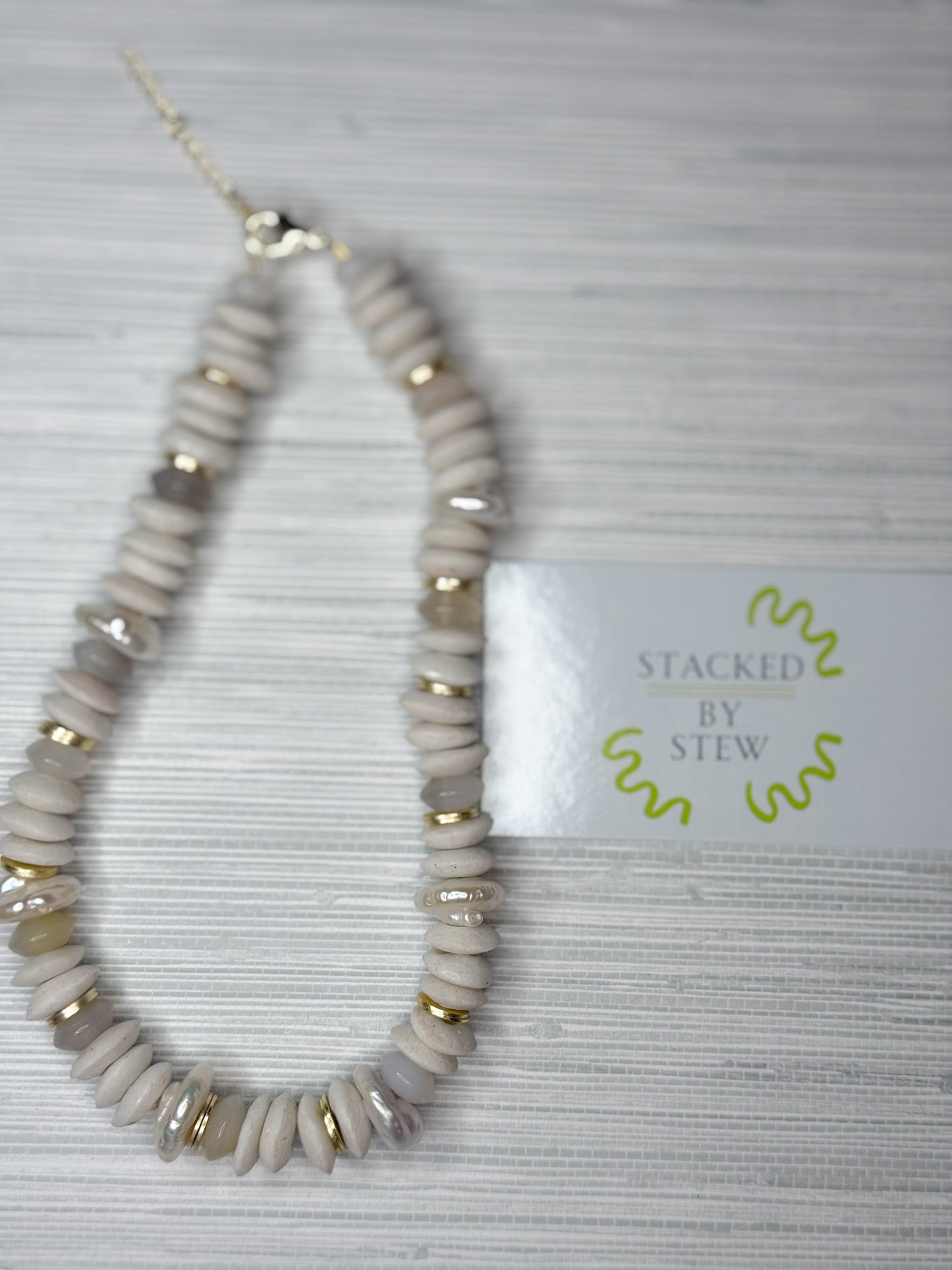 Jill Necklace Cream Multi