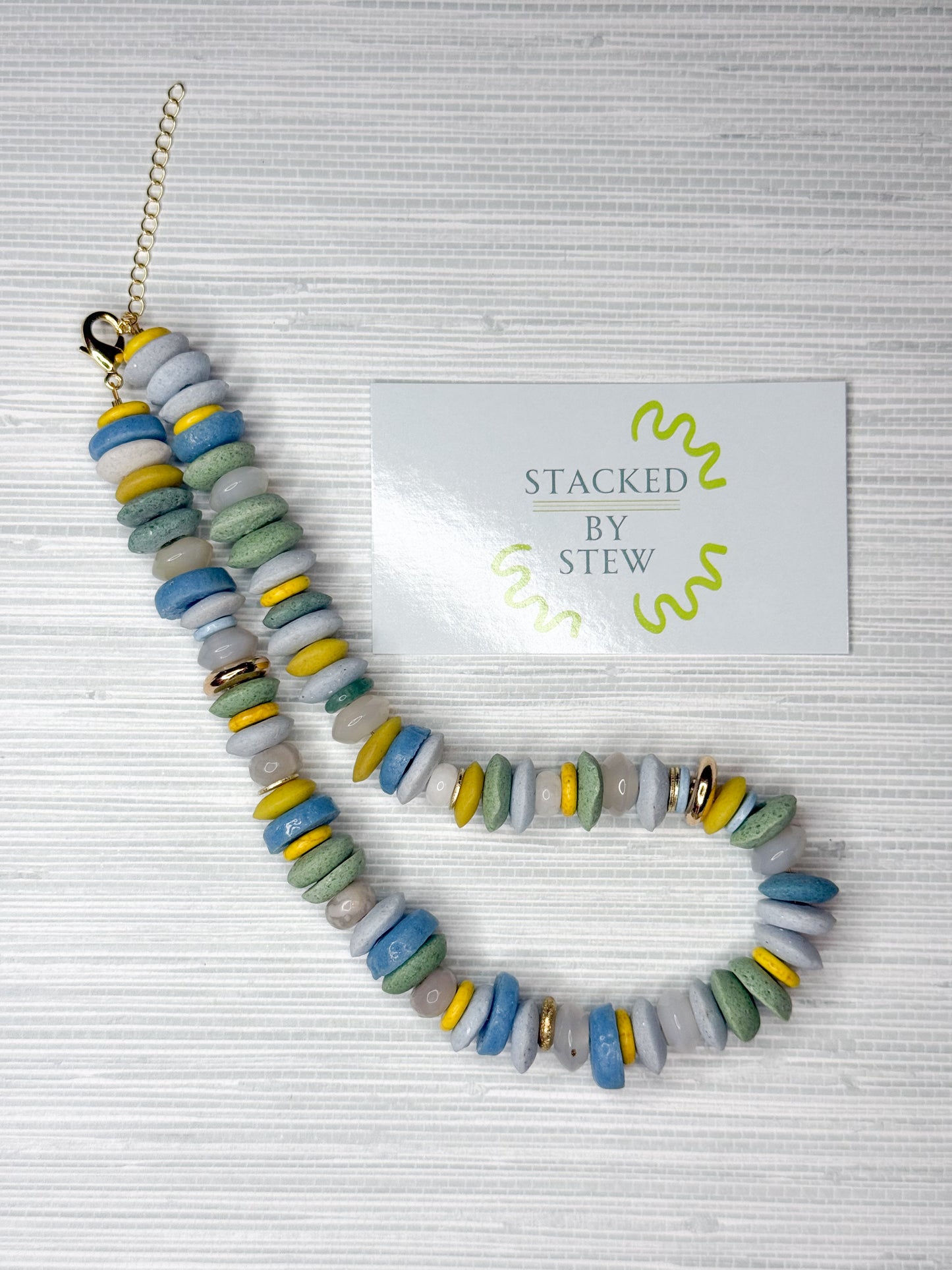 Jill Necklace Citron Multi