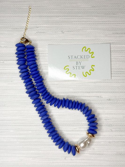 Fay Necklace Cobalt
