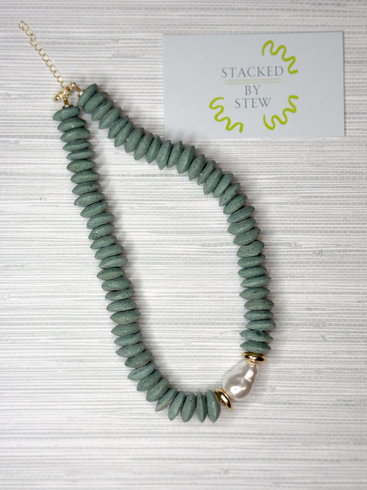 Fay Necklace Green