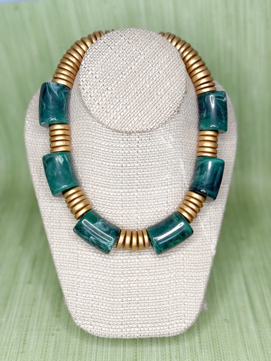 Milo Necklace Emerald