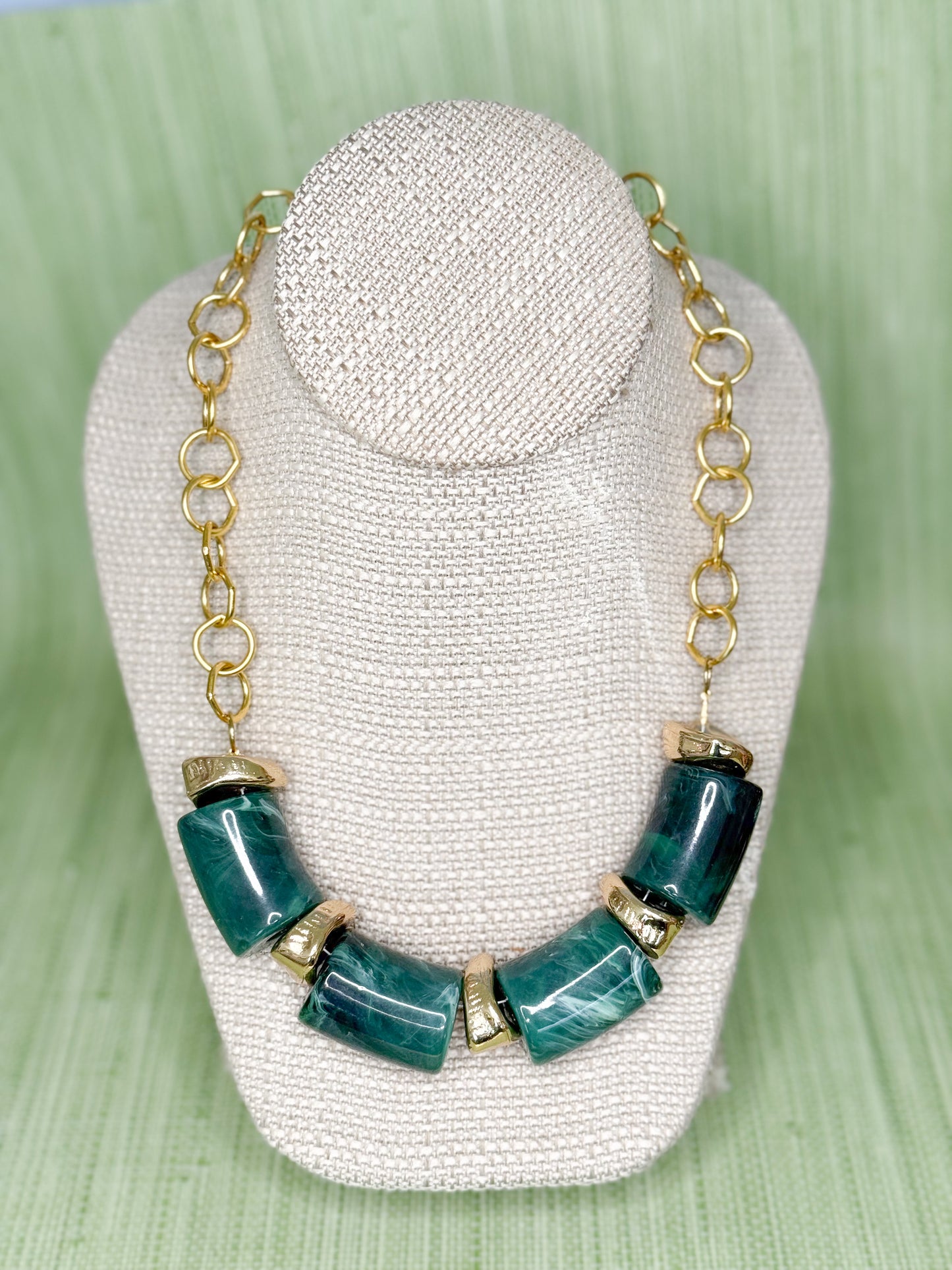 Wells Necklace Emerald