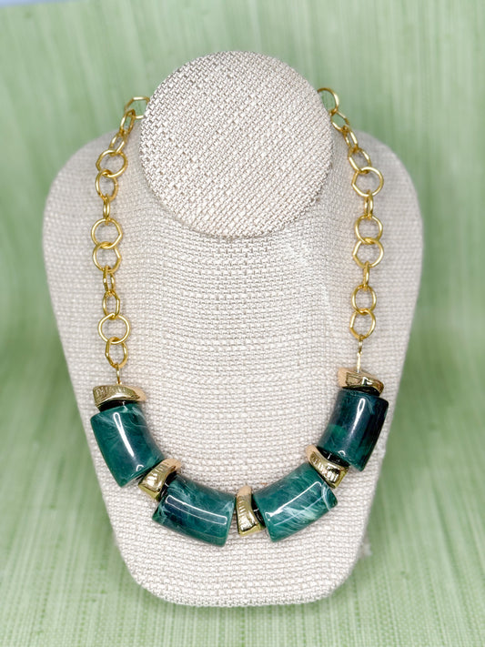 Wells Necklace Emerald