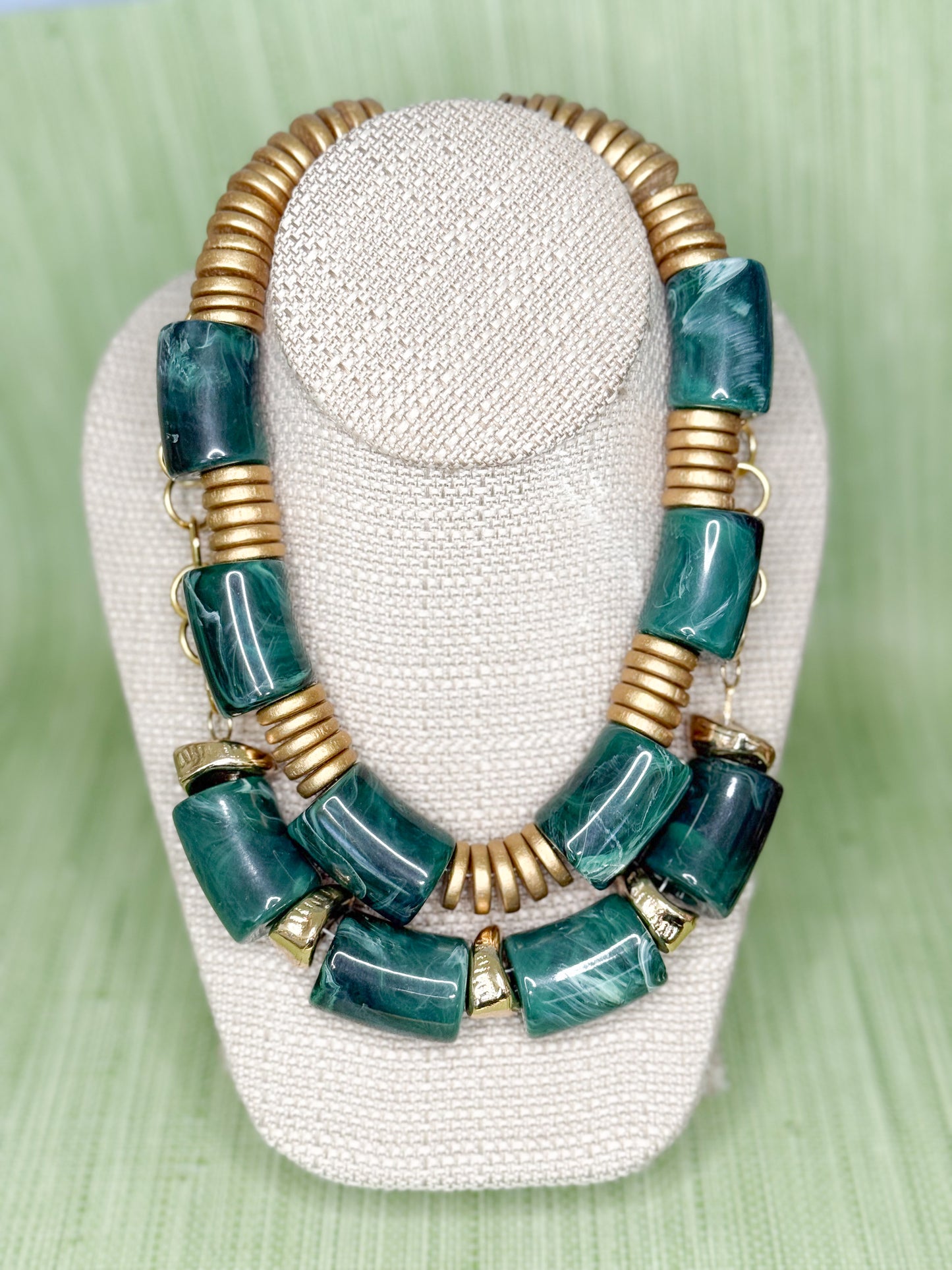 Wells Necklace Emerald