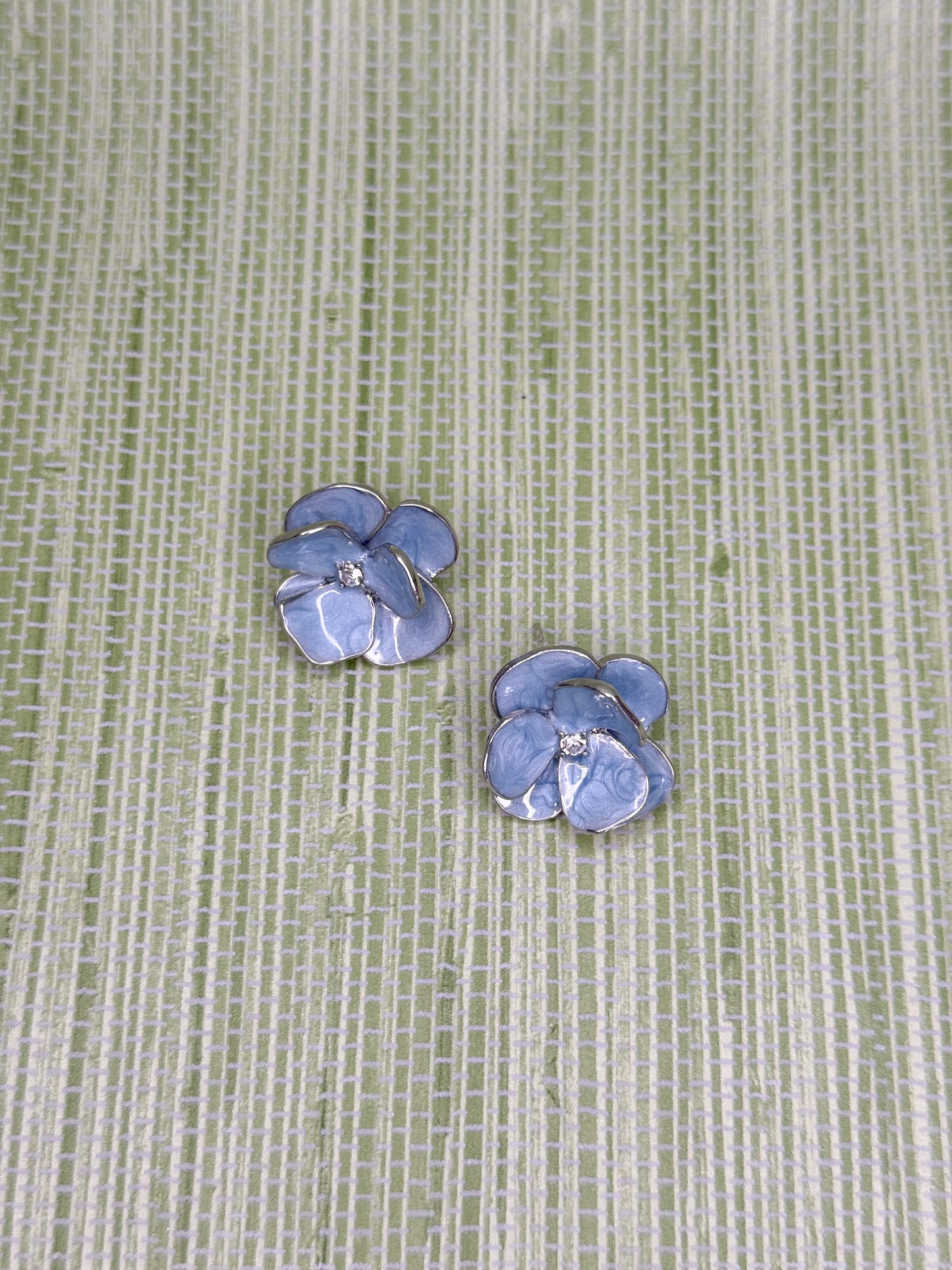 Kali Hand Painted Flower Earrings
